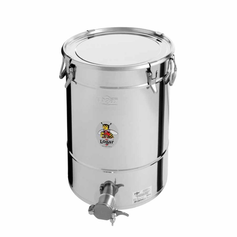 Logar Abfüllbehälter 50 kg mit 4 Spannverschlüssen (Art. Nr. 2107)